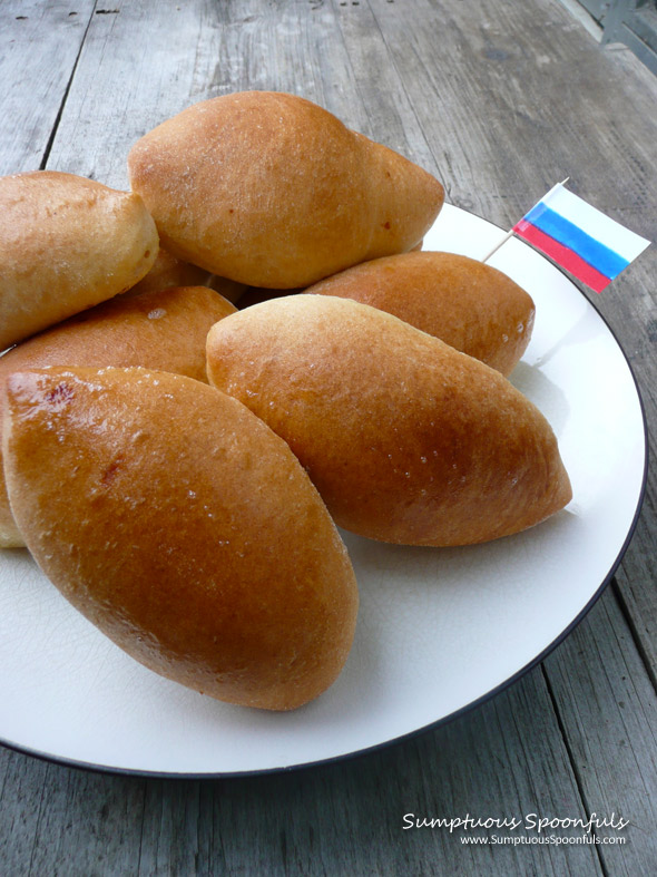 Russian Piroshki ~ Sumptuous Spoonfuls #pocket #sandwich #recipe
