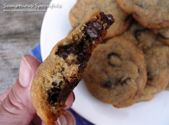 Mrs. Fields Blue Ribbon Chocolate Chip Cookies ~ Sumptuous Spoonfuls #cookie #recipe