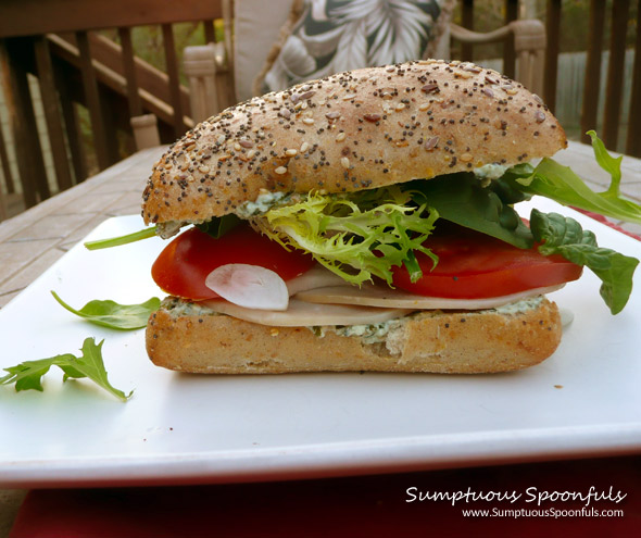 Smoked Turkey Sandwich with Spanakopita 
