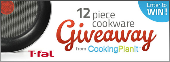 Cooking Planit Tfal Cookware Giveaway ~ Win one of FIFTY sets of cookware!