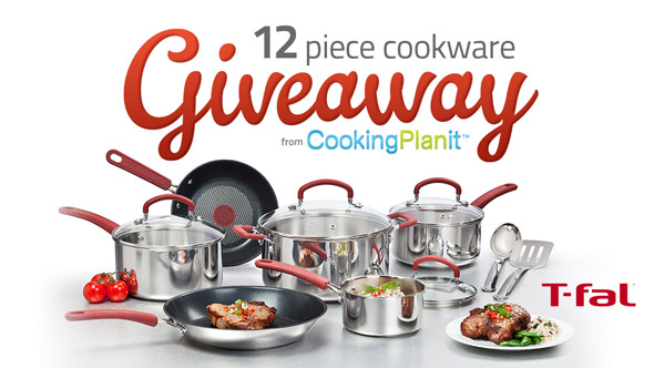 Cooking Planit Tfal Cookware Giveaway ~ Win one of FIFTY sets of cookware!