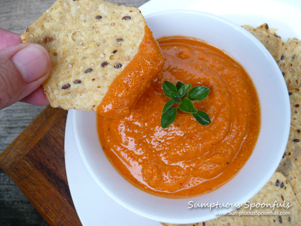 Smoky Spanish Romesco Sauce ~ Sumptuous Spoonfuls #sauce #recipe