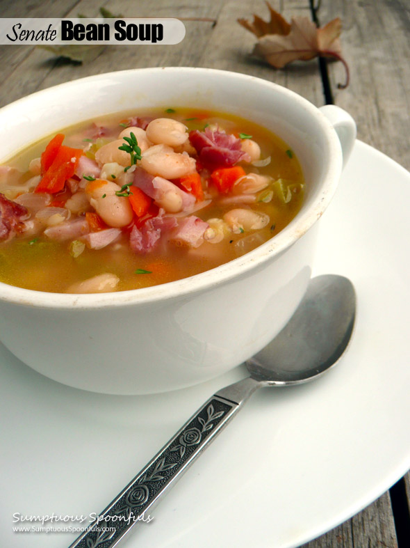 Senate Bean Soup ~ slightly modified by Sumptuous Spoonfuls