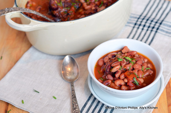 Spicy Anasazi Beans - Ally's Kitchen