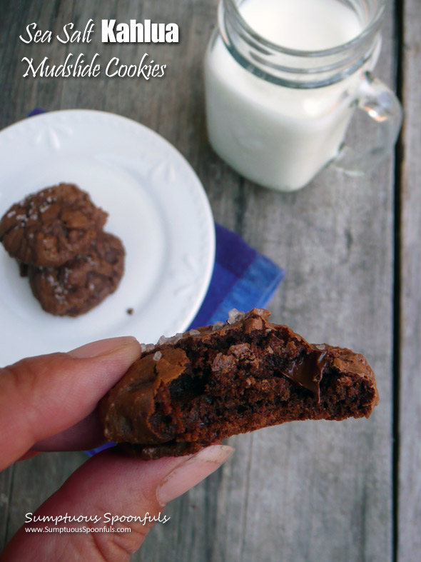 Sea Salt Kahlua Mudslide Cookies