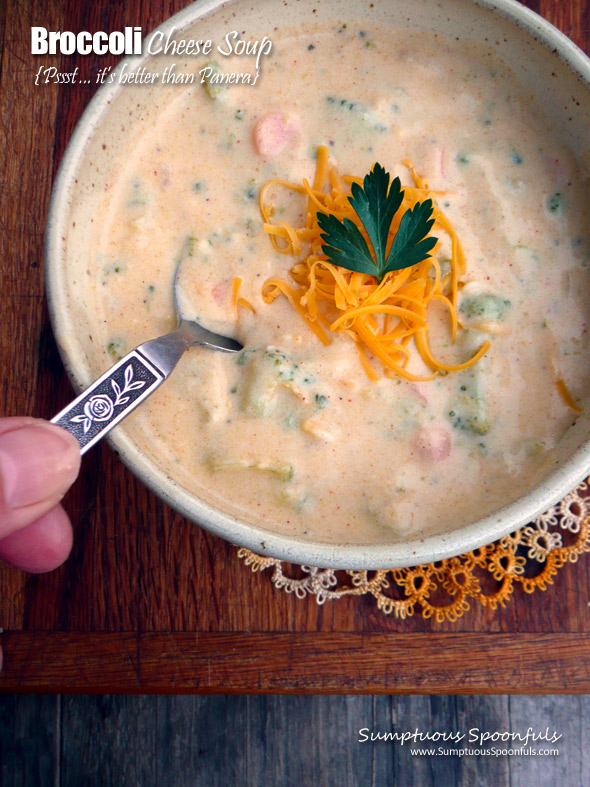 Better than Panera (copycat) Broccoli Cheese Soup