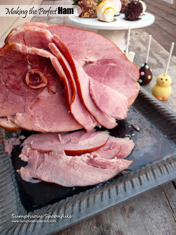 Making the Perfect Ham w Shari's Berries for Dessert ~ Sumptuous Spoonfuls #Easter #Ham #recipe