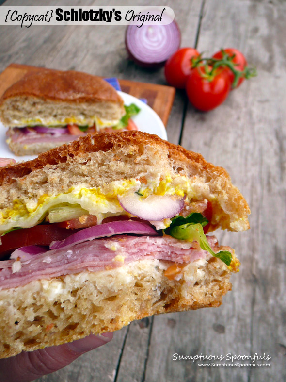 Copycat Schlotzky's Original Sandwich Recipe ~ Sumptuous Spoonfuls #sandwich #recipe