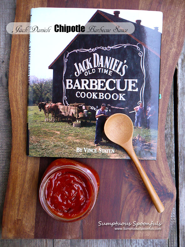 Jack Daniels Chipotle Barbecue Sauce ~ Sumptuous Spoonfuls #easy #homemade #bbq #sauce #recipe