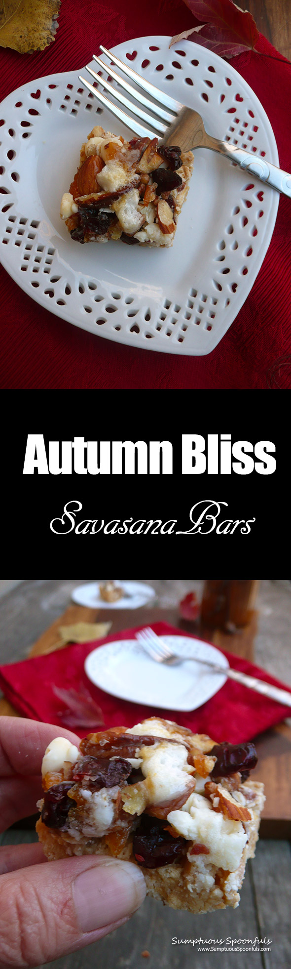 Autumn Bliss Savasana Bars ~ Sumptuous Spoonfuls #magic #cookie #bars