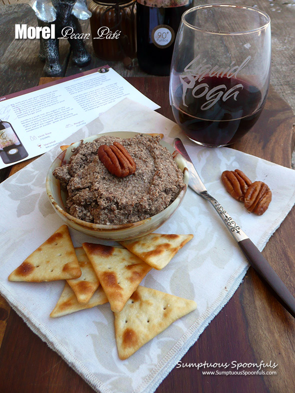 Morel Pecan Pate & Weekly Tasting Review ~ Sumptuous Spoonfuls #vegan #mushroom #pate #recipe