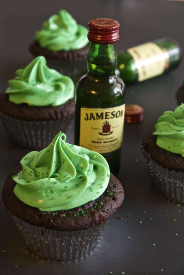 Whiskey Chocolate Cupcakes from Long Distance Baking