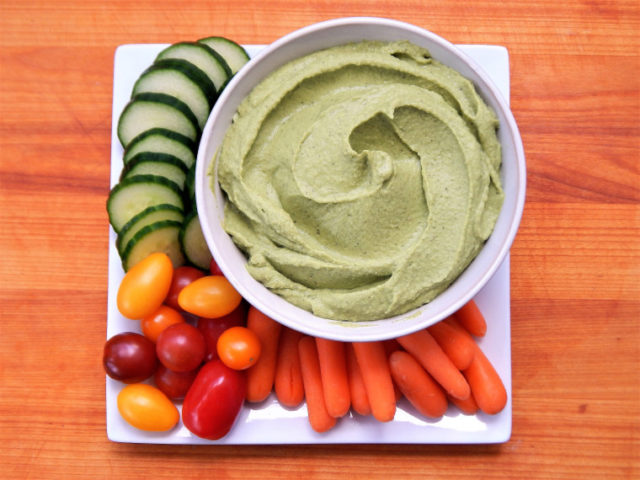 Lemon Kale Hummus from the Gluten Free Gathering