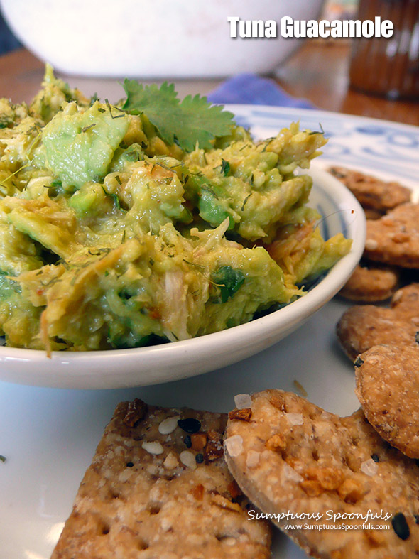 Tuna Guacamole ~ easy, healthy, delicious and ready in a snap!