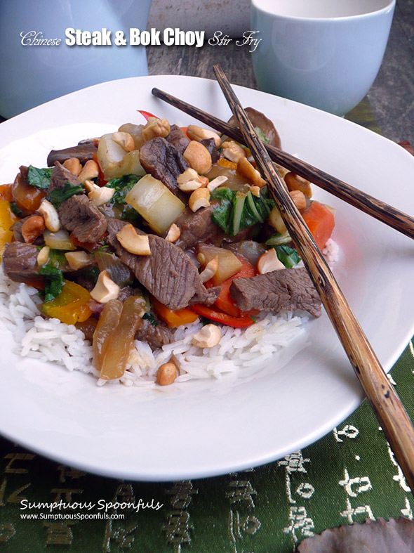 Chinese Steak & Bok Choy Stir Fry ~ skip the takeout and make it yourself!