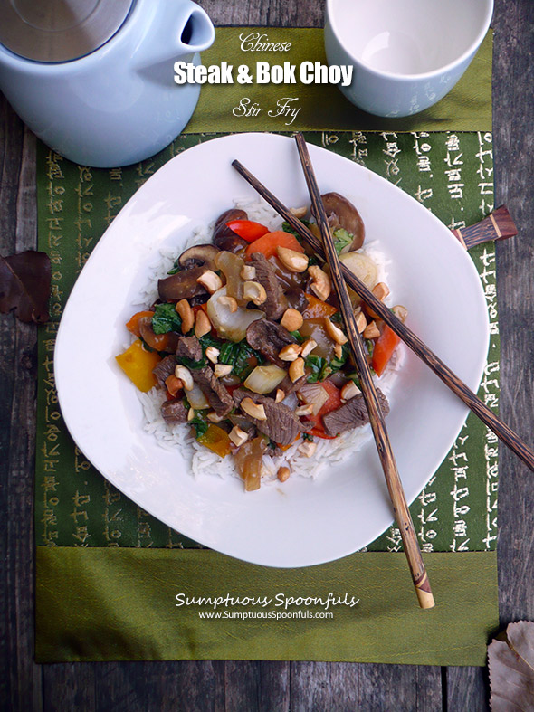 Chinese Steak & Bok Choy Stir Fry ~ skip the takeout and make it yourself!