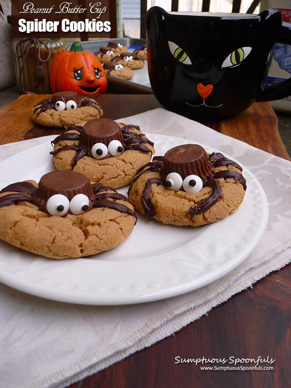 Peanut Butter Cup Spider Cookies #Choctoberfest with Imperial Sugar