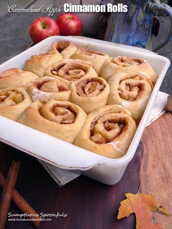 Caramelized Apple Cinnamon Rolls