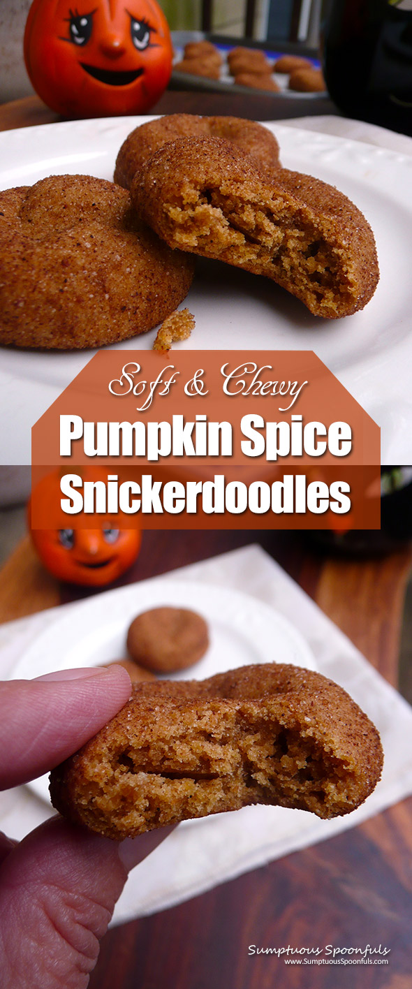 Soft & Chewy Pumpkin Spice Snickerdoodles