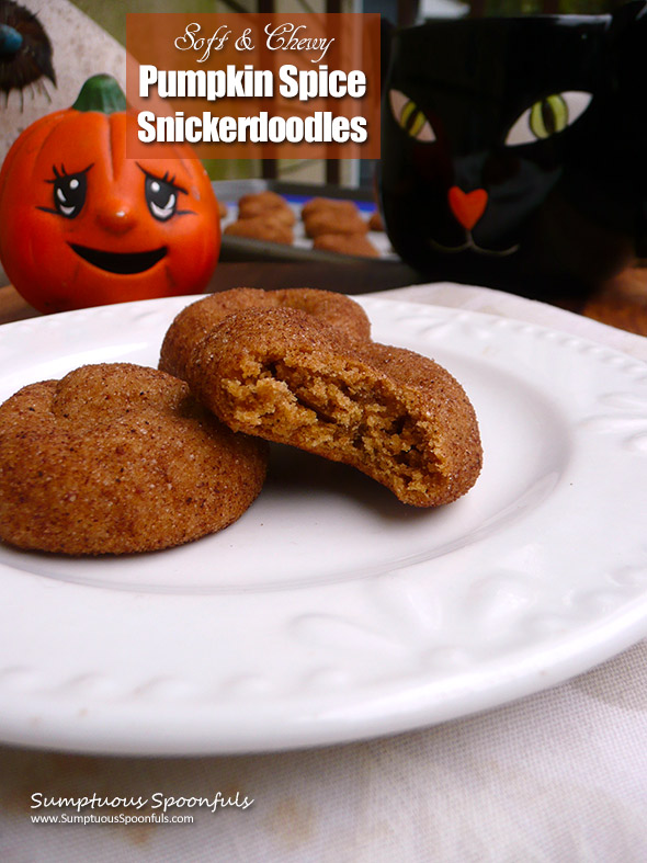 Soft & Chewy Pumpkin Spice Snickerdoodles