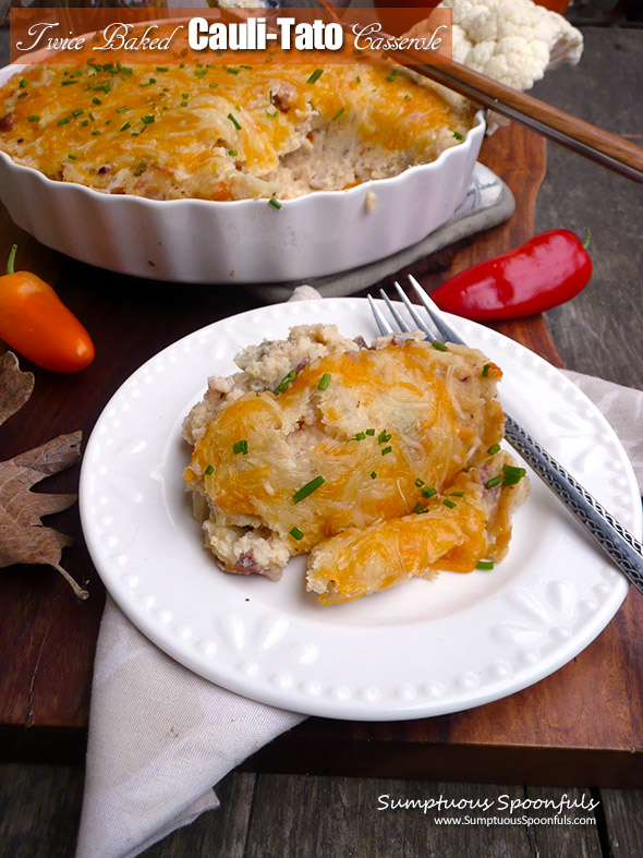 Twice Baked Cauli-Tato Casserole