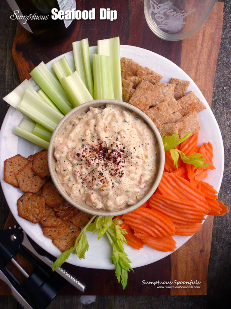 Sumptuous Seafood Dip with Lobster, Crab and Shrimp