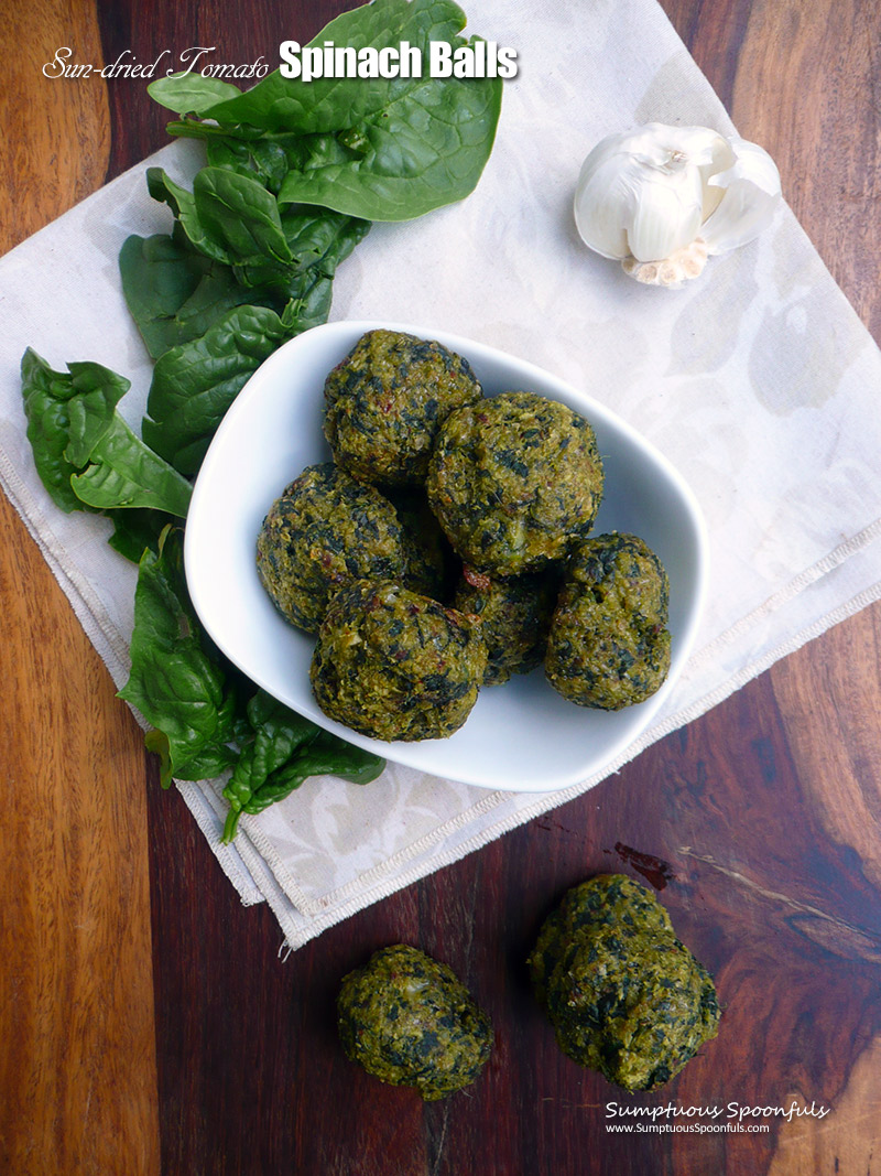 Sun-dried Tomato Spinach Balls