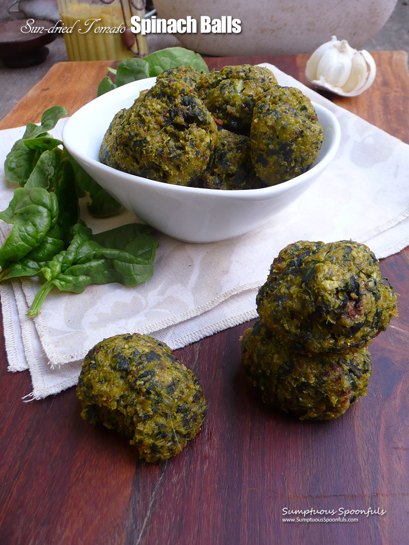 Sun-dried Tomato Spinach Balls