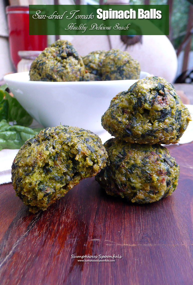 Sun-dried Tomato Spinach Balls