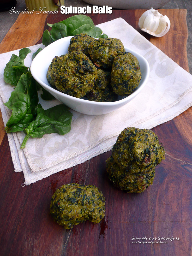 Sun-dried Tomato Spinach Balls