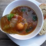 Moroccan Ham Lentil and Chickpea Stew