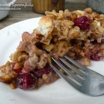 Apple Cranberry White Chocolate Oat Crumble
