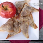 Apple Pie Wontons {Baked ~ Low Sugar}