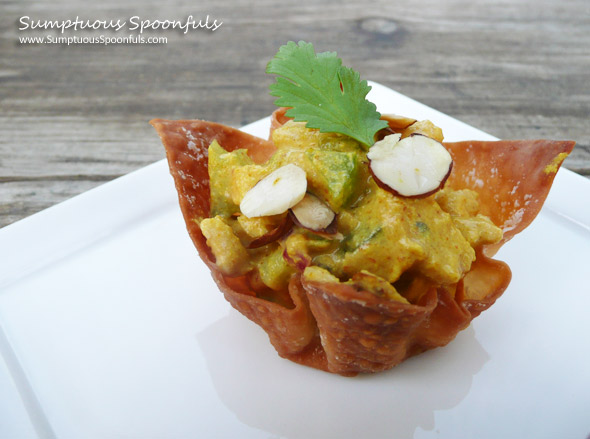 Curried Chicken Salad Cups Recipe 