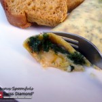 Havarti Cheddar Kale Omelet with Bacon