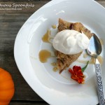 Amaretto Pumpkin Bread Pudding