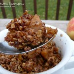 Apple Crisp for One ~ Low Sugar