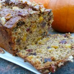 Drunk n Nutty Pumpkin Amaretto Fruitcake ~ SumptuousSpoonfuls.com #pumpkin #recipe #cranberries #fruitcake