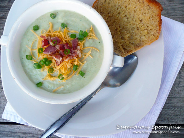 Easy Schmeasy Cheesy Broccoli Potato Soup