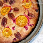 Country Cranberry Kumquat Coffeecake ~ from Sumptuous Spoonfuls #cranberry #coffeecake #recipe