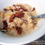 Kumquat Maple Pecan Oatmeal ~ Sumptuous Spoonfuls #kumquat #oatmeal #recipe #quick