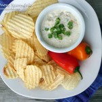 Dilly Bacon & Roasted Sweet Pepper Dip ~ from Sumptuous Spoonfuls #bacon #pepper #dip