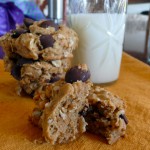 Peanut Butter Oatmeal Banana Chocolate Chip Cookies ~ Sumptuous Spoonfuls #cookie #recipe