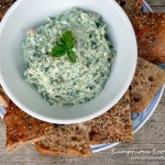 Spanakopita Dip ~ Greek-style #Spinach, Feta, & Dill #Dip from Sumptuous Spoonfuls
