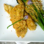 Parmesan Tarragon Chive Crusted Fish ~ Sumptuous Spoonfuls #Fish #Recipe