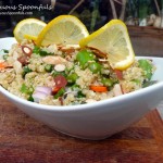 Lemon Asparagus Quinoa Salad with Fresh Rosemary ~ Sumptuous Spoonfuls #quinoa #salad #recipe