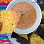 Mexican Queso Dip Supreme ~ Sumptuous Spoonfuls #dip #recipe