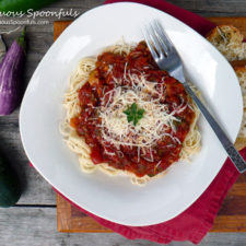 Ratatouille Pasta Sauce | Sumptuous Spoonfuls