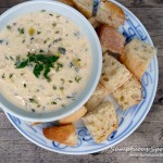 Super Simple Cheesy Chicken Artichoke Dip ~ Sumptuous Spoonfuls #dip #recipe