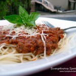 Wagyu Beef Bolognese Sauce ~ Sumptuous Spoonfuls #healthy #Italian #recipe